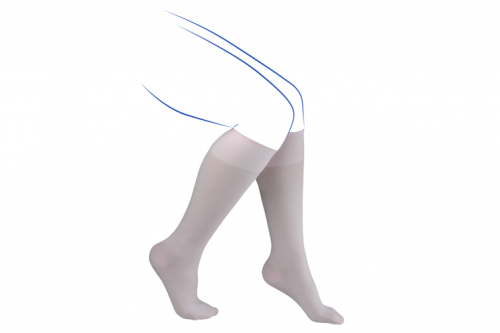 Podkolanówki -Thuasne - Venoflex Simply Coton Fin