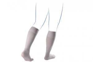 Podkolanówki -Thuasne - Venoflex Simply Coton Fin