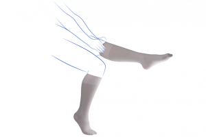 Podkolanówki -Thuasne - Venoflex Simply Coton Fin